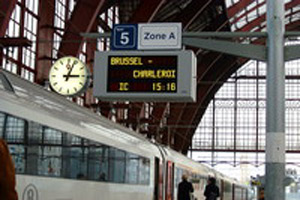 Public transport passenger information displays