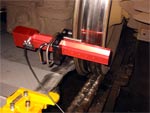 Wheel profile measuring instrument