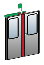 Bus and train doors