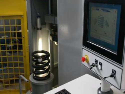 Spring testing equipment