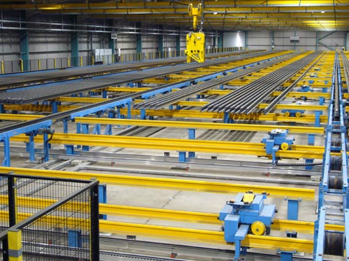 Flash-butt welding plant