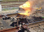 Aluminothermic rail welding