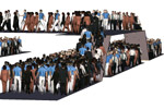 Visualise people movement