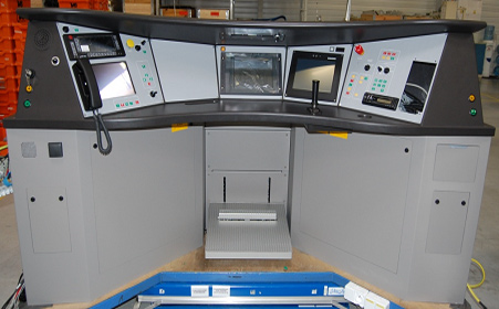 Train drivers desk
