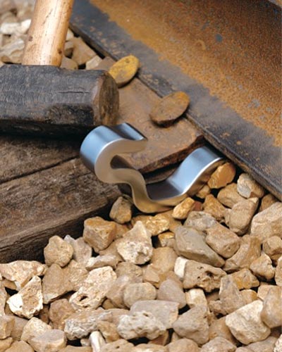 Rail anchors.