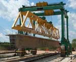 Bridge beams cast
