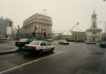 Construction at the Budapest site of the Metro Four