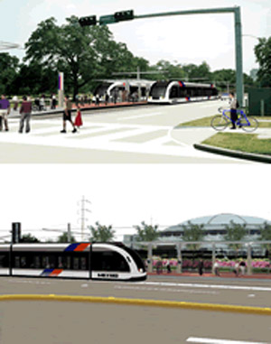 Artists impression of the Astrodomain and Herman Park