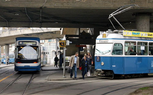 Escher-Wyss-Platz Eastern connection point